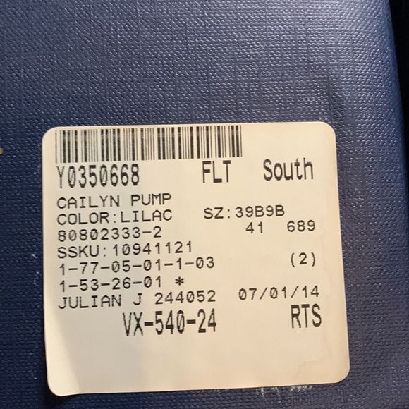 Pour La Victoire Cailyn Lilac Snake Mesh Women’s Heel size 9 9M Brand New - Picture 13 of 14